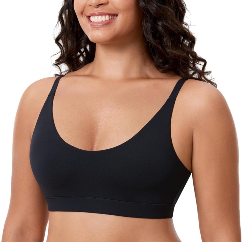 NWT Delimira Natrelax Wireless V Neck Bralette
